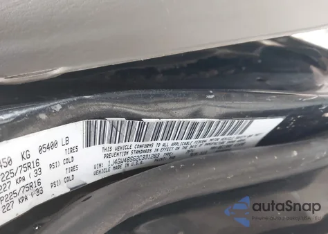 2002 Jeep Grand Cherokee Laredo z USA, uszkodzony, nr VIN 1J4GW48S62C331283